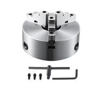 VEVOR Mandrino Autocentrante a 3 Griffe per Tornio Diametro 250 ± 5 mm Foro 80mm