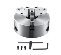 VEVOR Mandrino Autocentrante a 3 Griffe per Tornio Diametro 200 ± 5 mm Foro 65mm