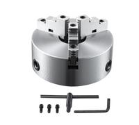 VEVOR Mandrino Autocentrante a 3 Griffe per Tornio Diametro 250 ± 5 mm Foro 80mm