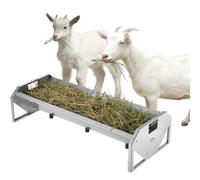 VEVOR Mangiatoia per Bestiame 100 L Mangiatoia per Capre 1140 mm per 10 Pecore