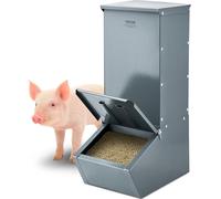 VEVOR Mangiatoia per Maiali 90,92 L Mangiatoia per Suini con Porta Singola