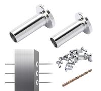 VEVOR manicotti protettivi in acciaio inox T316 per ringhiera per cavi in fune metallica da 5/32" 3/16", balaustra fai-da-te T316 di grado marino, argento