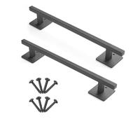 VEVOR Maniglia per Porta da Fienile, Maniglia per Cancello di Recinzione Rustica da 320 mm 2 Pezzi, Rivestimento Antiruggine, Maniglie in Acciaio al Carbonio, per Porte Scorrevoli in Metallo