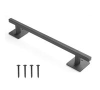 VEVOR Maniglia per Porta da Fienile, Maniglia per Cancello di Recinzione Rustica da 320 mm, Rivestimento Antiruggine, per Cancelli Esterni in Acciaio al Carbonio, per Porte Scorrevoli in Metallo
