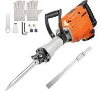 VEVOR Martello Demolitore Elettrico 1500W 65A Martello Demolitore con Impugnatura Ergonomica Rotante a 360° per Calcestruzzo, Mattoni, Stucchi di Piastrelle, Rimozione di Fondamenta di Alloggiamenti