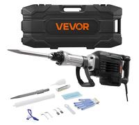 VEVOR Martello Demolitore Elettrico 3000 W 1700 BPM con Scalpello Custodia
