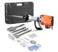 VEVOR Martello Demolitore per Calcestruzzo 2200W 4 Punte a Scalpello da 1350BPM