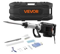 VEVOR Martello Demolitore Elettrico 3000 W 1700 BPM con Scalpello Custodia