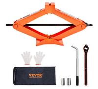 VEVOR Martinetto a Forbice per Auto Cric Martinetto di Sollevamento per Sostituzione di Pneumatici Capacità Max. 2,5 Tonnellate da Officina Garage, Martinetto Manuale per Sollevamento Auto 95-435 mm