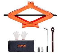 VEVOR Martinetto a Forbice per Auto Cric Martinetto di Sollevamento per Sostituzione di Pneumatici Capacità Max. 2,5 Tonnellate da Officina Garage, Martinetto Manuale per Sollevamento Auto 95-435 mm