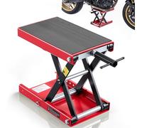 VEVOR Martinetto a Forbice per Moto, Piattaforma di Sollevamento Compatta Carico Max 499 kg, Escursione di Sollevamento 9,5-34 cm per Manutenzione Moto da Officina Garage, Sollevatore in Acciaio