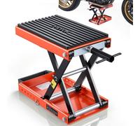 VEVOR Martinetto a Forbice per Moto, Piattaforma di Sollevamento Compatta Carico max 680 kg, Escursione di Sollevamento 10,5-35 cm per Manutenzione Moto da Officina Garage, Sollevatore in Acciaio