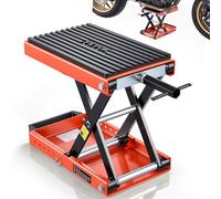 VEVOR Martinetto a Forbice per Moto, Piattaforma di Sollevamento Compatta Carico max 680 kg, Escursione di Sollevamento 10,5-35 cm per Manutenzione Moto da Officina Garage, Sollevatore in Acciaio