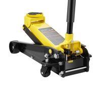 VEVOR Martinetto da Pavimento a Basso Profilo 3 Tonnellate Martinetto da Pavimento da Corsa in Acciaio per Carichi Pesanti con Pompa a Sollevamento a Pistone Singolo, Campo di Sollevamento 130-500 mm