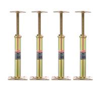 VEVOR Martinetto da Pavimento Altezza 29,46-40,64 cm, Martinetto da Pavimento 4 Pezzi Regolabile per Livellamento, Portata ca. 1134kg, Martinetto Sollevamento Telescopico per Riparazioni Garage