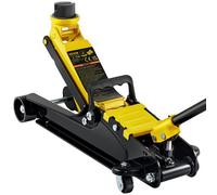 VEVOR Martinetto Idraulico a Pavimento in Acciaio Capacità di Sollevamento Max. 2,5 Tonnellate per Riparazione Auto, Camion Barca Veicolo, Sollevatore con Ruote Altezza Regolabile tra 85-380mm