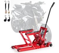 VEVOR Martinetto Idraulico Compatto per Motocicletta, Cric Idraulico di Sollevamento per Moto Carico Max 680 kg Altezza Sollevamento Regolabile tra 11,5-38,5 cm, Manutenzione da Officina Garage