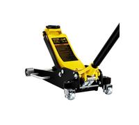 VEVOR Martinetto Idraulico con Ruote in Acciaio Capacità di Sollevamento Max. 3 Tonnellate per Riparazione Auto Barca Veicolo, Sollevatore con Ruote Altezza Regolabile tra 90-500mm da Auto Camion