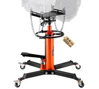 VEVOR Martinetto per Trasmissione, Martinetto per Trasmissione Telescopico Idraulico da 600kg, Supporto per Cric da Pavimento ad Alto Sollevamento da 81-170 cm con Pedale, Ruota Girevole a 360°