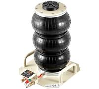 VEVOR Martinetto Pneumatico 3 Tonnellate Sollevamento 140-450 mm, 0,8-1,0 MPa, Portatile 3 Cuscini d'Aria per Riparazione Auto, Manutenzione SUV, Pickup, Officina, Garage