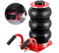 VEVOR Martinetto Pneumatico 3 Tonnellate Sollevamento 140-450 mm Martinetto Pneumatico 0,8-1,0 MPa, Martinetto Portatile 3 Cuscini d'Aria per Riparazione Auto Manutenzione SUV Pickup Officina Garage