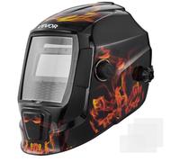 VEVOR Maschera per Saldatura Colori Reali con Oscuramento Automatico 93 x 43 mm