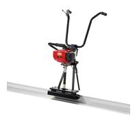 VEVOR Massetto in calcestruzzo a gas elettrico, set di barre con bordo dritto in pannello di alluminio da 11 piedi, motore vibrante per finitura in cemento a 4 tempi con maniglie