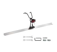 VEVOR Massetto in Calcestruzzo, Set di Barre Dritte in Alluminio da 1220x670x1060 mm, Motore Vibrante per Finitura Cemento a 4 Tempi con Maniglie Regolabili in Altezza, Utensile Calcestruzzo