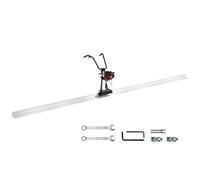 VEVOR Massetto Potenza in Calcestruzzo, Set di Barre Dritte in Alluminio 3360x134x84 mm, Motore Vibrante per Finitura Cemento a 4 Tempi con Maniglie Regolabili, Utensile Calcestruzzo