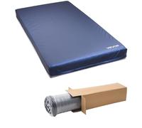 VEVOR Materasso per Letto Ospedaliero in Schiuma a Doppio Strato, capacità 226,8 kg, con Ridistribuzione della Pressione, Impermeabile per Case di Cura e Assistenza Domiciliare, 2030 x 914 x 153 mm