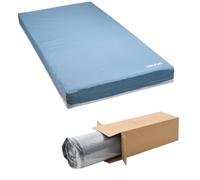 VEVOR Materasso per Letto Ospedaliero in Schiuma Multistrato, Capacità 204,1 kg, con Ridistribuzione della Pressione, Impermeabile per Case di Cura e Assistenza Domiciliare, 2030 x 914 x 153 mm