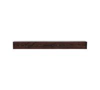 VEVOR Mensola per Caminetto Galleggiante a Parete 60 x 8 x 6 Pollici, in Legno Naturale, Capacità Carico 50 Libbre, per Decorazione Murale, Marrone Rustico