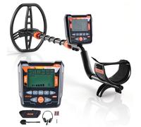 VEVOR Metal Detector per Adulti Kit Rilevatore d'Oro Bobina di Ricerca Impermeabile IP68 con Display 5 Modalità, Lunghezza Regolabile Profondità di Rilevamento 254 mm per Caccia Giardino Spiaggia
