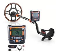 VEVOR Metal Detector per Metalli con Display LCD, Bobina di Ricerca Impermeabile IP68 Profondità di Rilevamento 304,8 mm Frequenza Operativa 5,8 kHz, Kit Rilevatore d'Oro Metalli Bosco Spiaggia