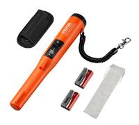 VEVOR Metal Detector Pinpointer Portatile Impermeabile IP68, Puntatore di Metalli Profondità di Rilevamento max. 114mm 3 Modalità, Rilevatore per Caccia Tesoro Impermeabile, Pinpointer con Schermo LCD