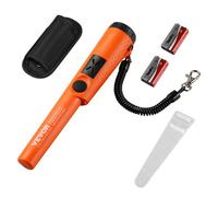 VEVOR Metal Detector Pinpointer Portatile Parzialmente Impermeabile Puntatore di Metalli Profondità di Rilevamento max. 50mm 3 Modalità, Rilevatore per Caccia di Tesoro con Custodia Borsa Impermeabile