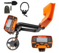 VEVOR Metal Detector Professionale ABS Rame Tubo di Alluminio, 102 - 130 cm Pinpointer del Metal Detector Portatile sott'Acqua 550 x 355 x 153 mm Rivelatori di Metalli 3 kg Metal Detector Impermeabile
