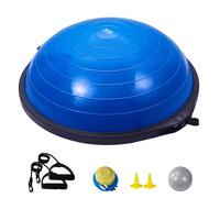 VEVOR Mezza Palla per Esercizi Yoga Stabilità Fascia di Resistenza 64 cm Blu