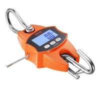 VEVOR Mini Bilancia Industriale Sospesa Carico 0,15 kg a 400kg, Mini Bilancia Digitale da Gru in Alluminio Fuso Schermo LCD Alta Precisione, Mini Bilancia a Gancio per Fattoria Caccia Pesca Officina