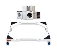 VEVOR Mini Frigo Piedistallo Universale per Lavanderia, Regolabile con Ruote Lisce, Piedistallo per Lavatrice Base Multifunzionale per Lavatrice E Asciugatrice, 15"-24,2" W Espandibile