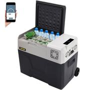 VEVOR Mini Frigorifero Portatile per Auto Congelatore 40L Schermo LED Digitale, Frigo Portatile Capienza 40L Campeggio Viaggio Auto Schermo di Controllo, Frigo Portatile 12V/24V da Auto Camion Barca