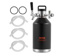 VEVOR Mini Spillatore per Birra Portatile 4L Dispenser Birra Artigianale 0-30PSI