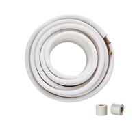 VEVOR Tubi in rame per Mini Split - 1/4" x 3/8" - isolamento triplo, senza condotto - 50 piedi