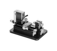 VEVOR Mini Tornio Metalli Potenza 36W Velocità 20000 Giri al Minuto 70 x 130 mm
