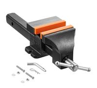 VEVOR Morsa da Banco con Incudine Larghezza Ganasce 150 mm Apertura 142 mm