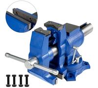 VEVOR Morsa da Banco Multiuso 6 Pollici 150mm Morsa da Banco Girevole in Ghisa Morsa Multiuso con Base Girevole 360 Gradi