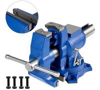 VEVOR Morsa da Banco Multiuso 6 Pollici 152 mm Morsa da Banco Girevole in Ghisa Morsa Multiuso con Base Girevole 360 Gradi
