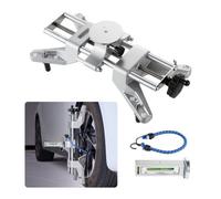 VEVOR Morsetto per Ruota e Adattatore Magnetico, Strumento di Allineamento Ruote in Lega di Alluminio per un Calibro di Campanatura Preciso, Strumento di Riparazione Pneumatici Magnetico per Auto