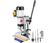 VEVOR Mortasatrice MS36127A3 Macchina a Scalpello Cava a Mortasa per Lavorazione del Legno Mortasatrice da Banco 1400RPM Motore da 370W