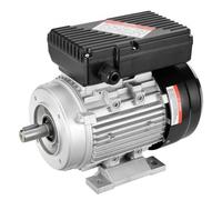 VEVOR Motore Elettrico 0,55KW 1400 Giri/min, CA 220~240V 4,5A, 80, Telaio B34, Motore Compressore d'Aria Monofase, Albero Chiavetta 19mm, Rotazione CW/CCW per Macchine Agricole Attrezzature Generali